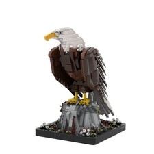 MOC 1466pcs American Bald Eagle Building Toys...