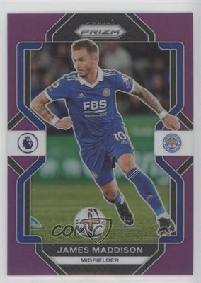 2022-23 Panini Prizm Premier League Purple Prizm 17/49 James Maddison #94 0i1b