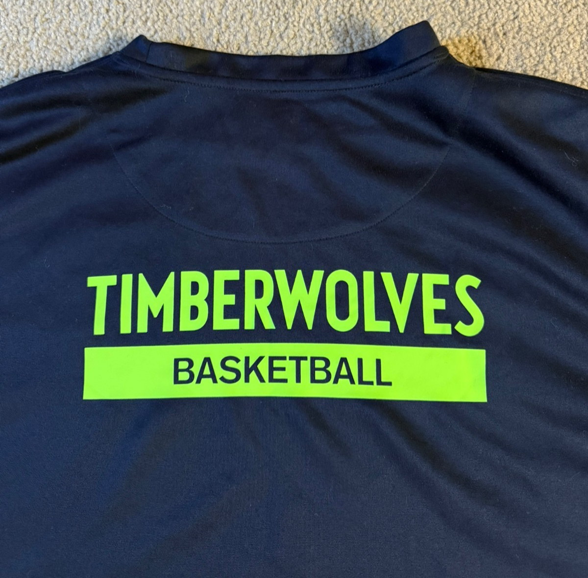 Nike NBA Authentics Minnesota Timberwolves Crew Neck Sweatshirt - Size XXLT thumbnail 4