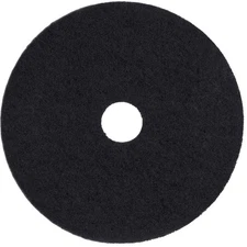 Case of 5 Sanico MVP Reliever 19" Black Stripping Floor Pad Wet Strip