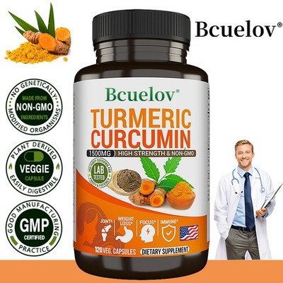 Curcumin Capsules - Arthritis Relief - Skin and Hair Rejuvenation -Immune System