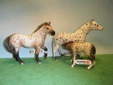 SCHLEICH KNABSTRUPPER STALLION #13689 MARE #1...
