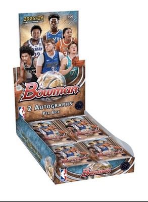 2025-2026 Bowman Basketball Hobby Box Sealed