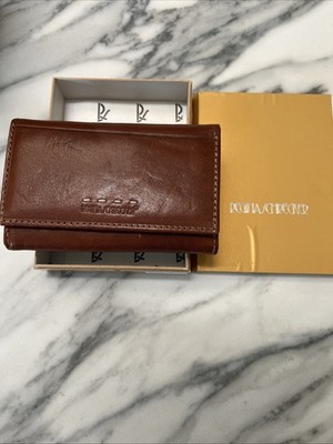 REGINA SCHRECKER  Tri Fold Woman s Wallet. Series Regina Albi Col:Cuoio