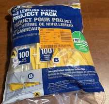 QEP Lash Tile Leveling System Pack (100 Clips + 100 Wedges) 1/16"