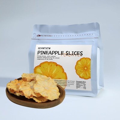 Dried Pineapple Slices Dehydrated Pineapple Slices for Cocktails Fruit Tea Ba...