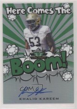 2020 Leaf Valiant Here Comes the Boom! 64/75 Khalid Kareem #HCB-KK1 Auto w6g