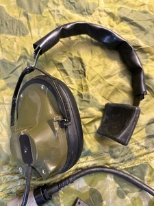 Sonetronics HALF HEADSET with Cord & Plug Designed for US GI Mechanized Troops