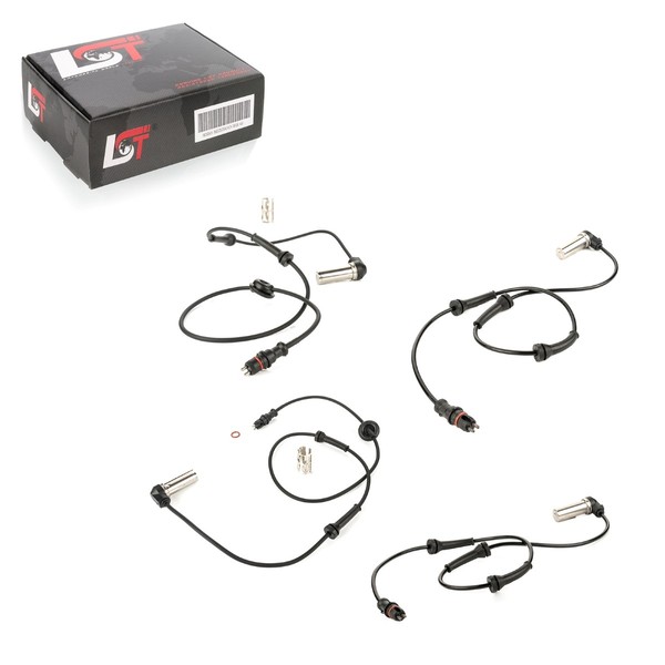 4X ABS Sensor Raddrehzahlmesser Set Vorne Hinten FüR Land Rover Freelander I LN-image