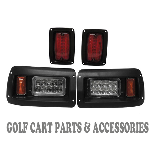Club Car DS Golf Cart LED Headlight & Tail Light Kit 1993-UP Gas and Elec Models - Picture 3 of 3