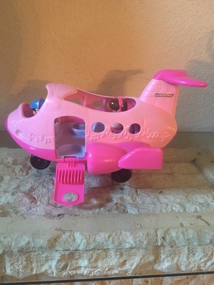 little people pink plane