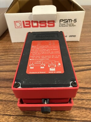 Vintage Boss PSM-5 Power Supply & Master Switch W/Box Japan | eBay
