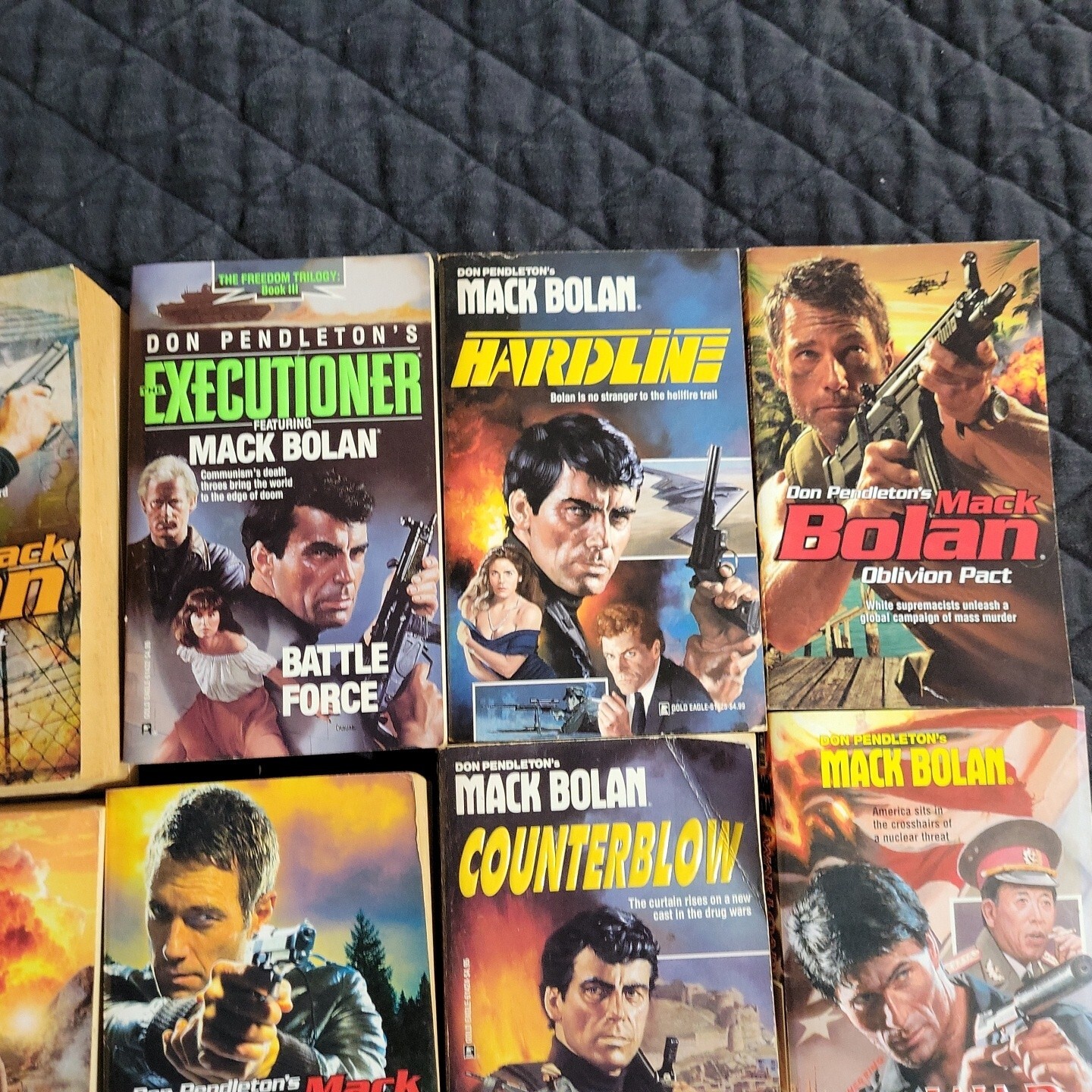 Lot of 20 Mack Bolan Books By Don Pendleton Action Adventure Espionage ...