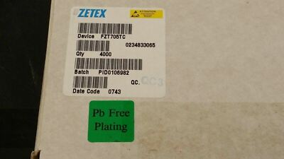 (10 PCS) FZT705TC ZETEX TRANS PNP DARL 120V 2A SOT-223 ROHS | eBay