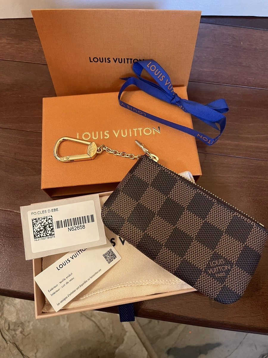 Louis Vuitton 2022 Damier Ebene Key Pouch/New In Box