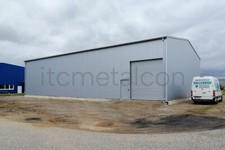 Stahlhalle 12x45x5m PV-Anlage vorbereitet Industriehalle Lagerhalle Gewerbehalle