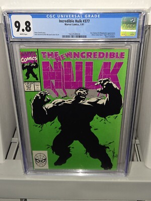 Incredible Hulk #377 CGC Universal Grade Comic 9.8 Doc Samson Ringmaster Appear