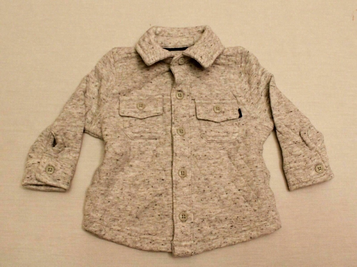 OshKosh B'Gosh Boy's Quilted Sweatshirt Double Front Pockets CH3