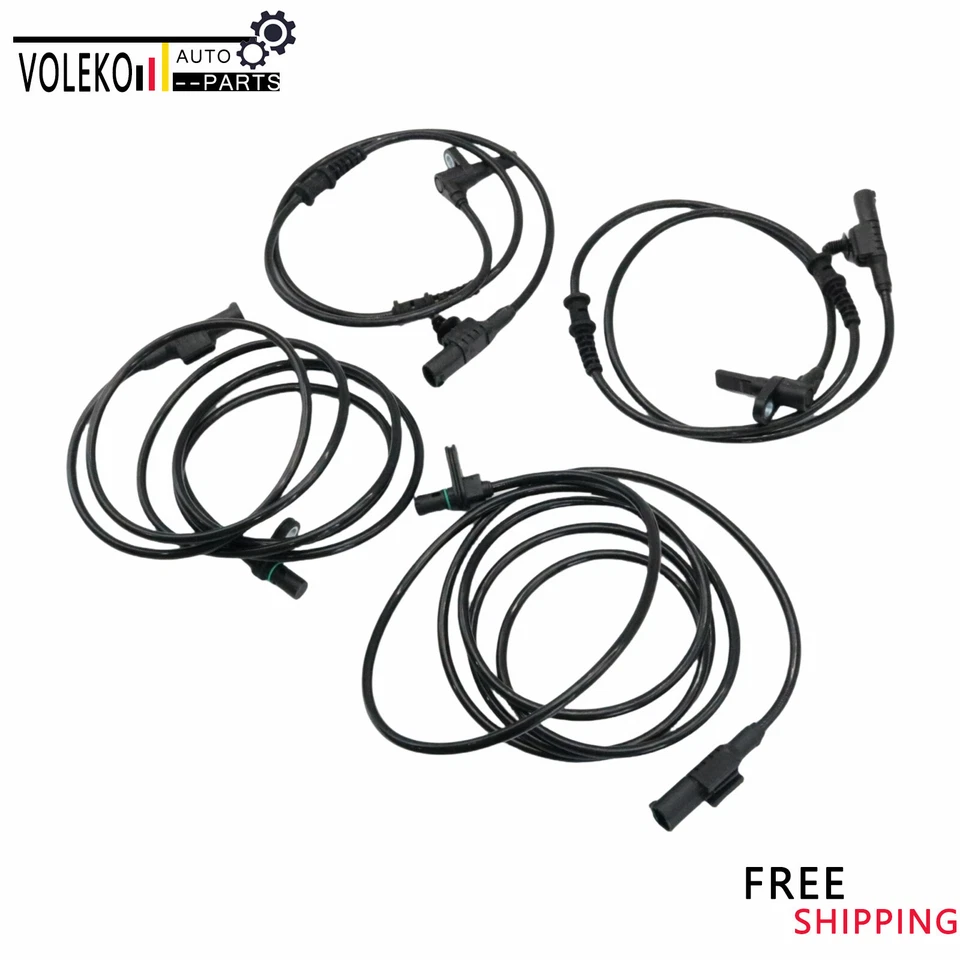 4x Sensor de velocidad de rueda ABS delantero y trasero para Mercedes-Benz Dodge Sprinter 2500 3500 Foto 4 de 4