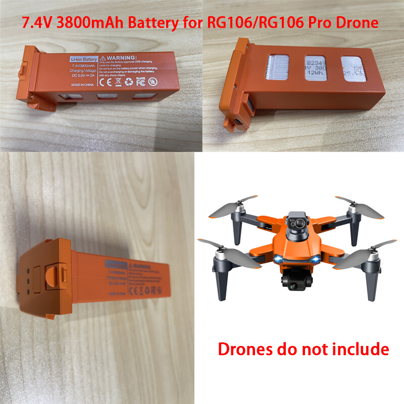Batteria LiPo 7.4V 3800mAh Per Drone RG106/RG106 - DLRC Ricambio Professionale - Foto 2