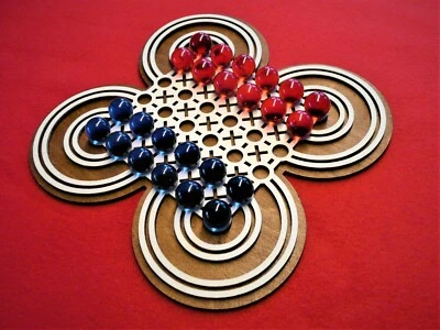 MARKENLOS Surakarta Brettspiel Holz 3D Spiel