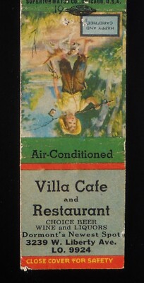 1940s Villa Cafe and Restaurant Chops Sea Foods 3239 W. Liberty Ave. Dormont PA