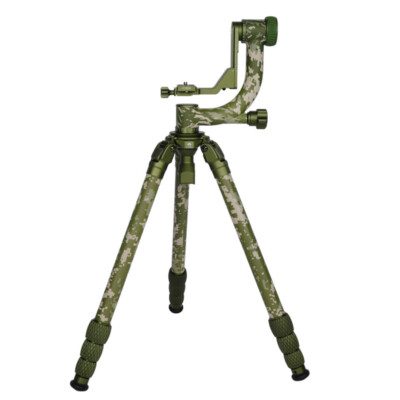 Sirui CT-3204 +CH-20 Carbon Fiber outdoor CamoTripod w Gimbal Head Lightweight