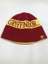 Universal Studios Gryffindor Harry Potter Red Gold Cap Reversible Beanie Hat EUC