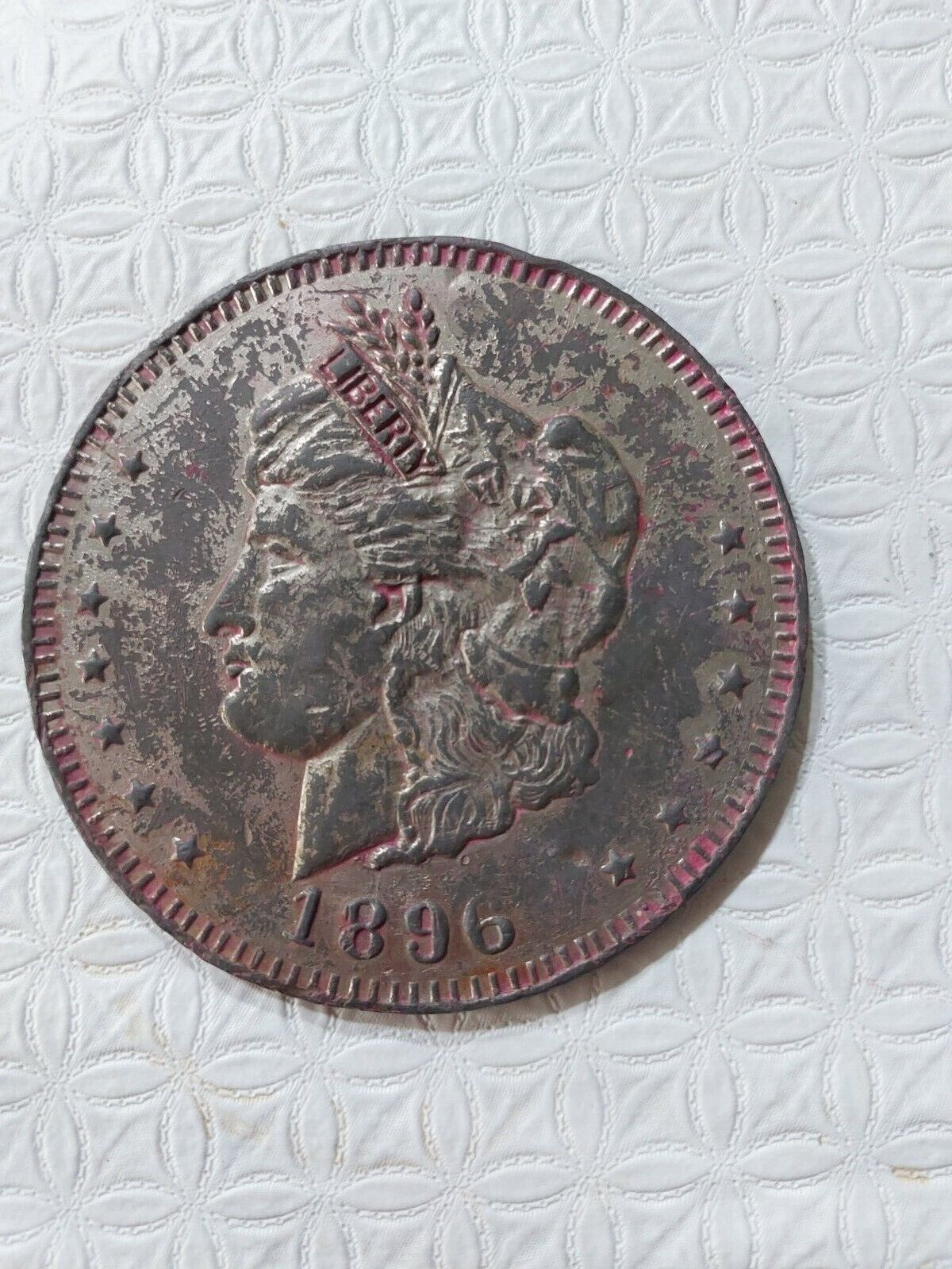 1896 BRYAN DOLLAR 16 to 1 NIT ELECTION SOUVENIR