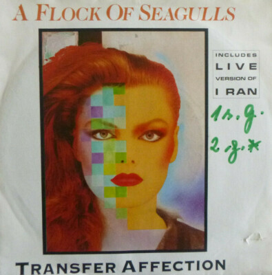7'' 1983 IN MINT- ! A FLOCK OF SEAGULLS : Transfer Affection + I Ran / LIVE ! 
