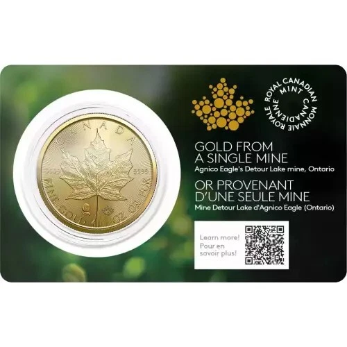 2024 1 oz Maple Leaf .9999 Gold Coin BU - Royal Canadian Mint - Image 3 of 4