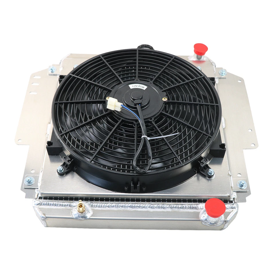 2 Row Radiator+ Shroud Fan For 81-96,94 Suzuki Sierra Jimny Hardtop SJ410 SJ413 Foto 4 de 4