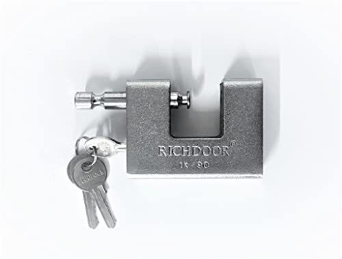 TEMPO DI SALDI Lucchetto Rettangolare Antiscasso Corazzato In Acciaio (U0c)