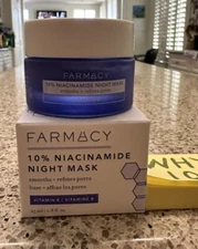 FARMACY 10% Niacinamide Night Mask .8oz/25mL FULL SIZE; Sealed Box $25