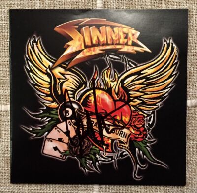 Sinner - Crash & Burn + 2 Bonus (AFM 214-9) Autographed by Mat Sinner