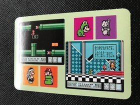 Super Mario Bros 3 Famicom History Book Sealdass Sticker Japanese NINTENDO