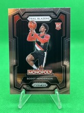 2023-24 Scoot Henderson Panini Prizm Monopoly Rookie Card #75 Trail Blazers