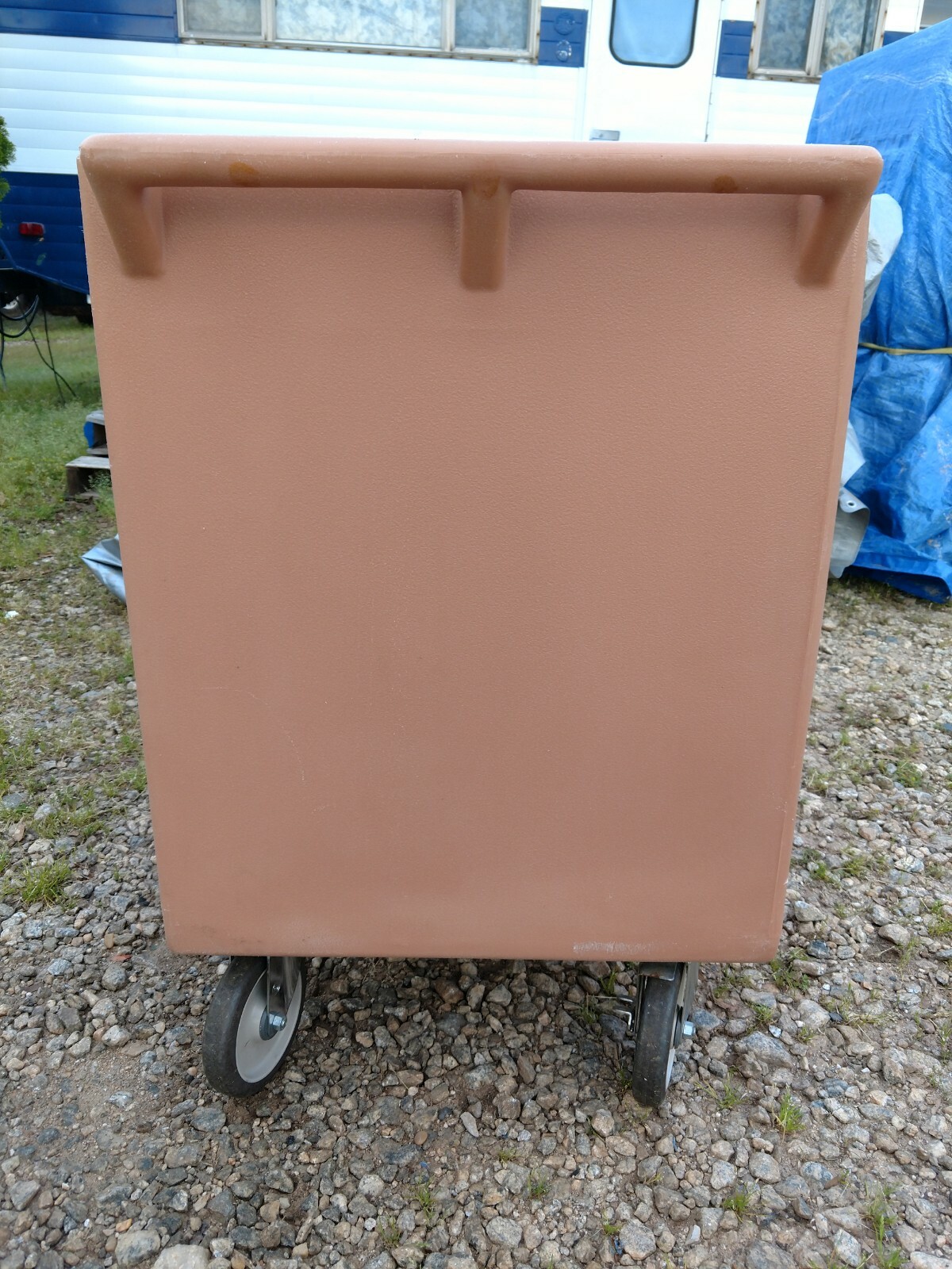 2 Restaurant Tray/Dish Carts  38" x 22" x 34" Coffee Color