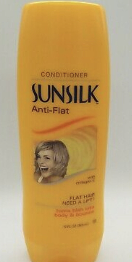 1) Sunsilk Shampoo Anti-Flat With Collagen-C 12oz Made In USA The