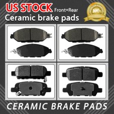 Front & Rear Ceramic Brake Pads for Nissan Murano Pathfinder /Infiniti JX35 QX60