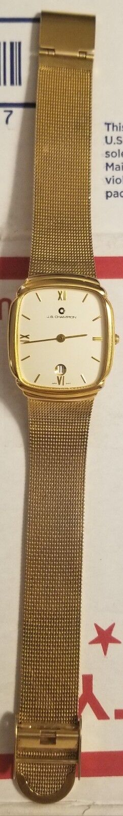 Vintage J.B. Champion men's quartz watch. In excellent condition 