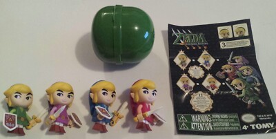 Nintendo Zelda Four Swords Figure TOMY Box 24 Capsules Gashapon