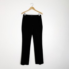 Express Editor Boot Cut Pants Size 4 Black Low Rise Career Trousers