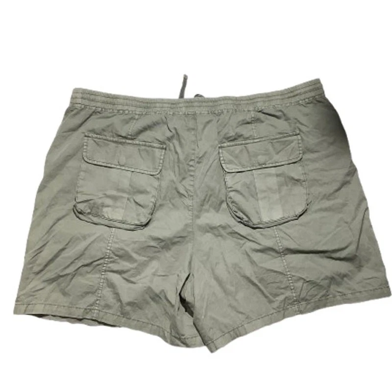 Lucky Brand Cargo Shorts, Olive Green, Women's XL — Utility, Casual, Cotton - Image 2 of 4