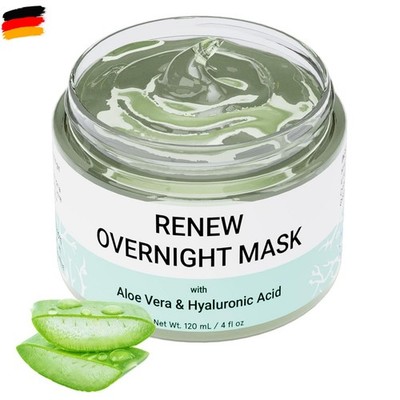RENEW Nacht Maske Gesicht, Gesichtsmaske beauty- mit Aloe Vera und