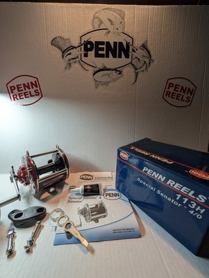 VINTAGE PENN 113H SPECIAL SENATOR 4/0 - HALF-FRAME - NEW IN BOX - MADE IN USA