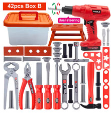 Children's Tool Set with Electric Toy Drill Kids Power Construction Toy Pretend