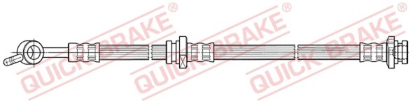 Bremsschlauch Quick Brake 50.806 M10X1 FüR Nissan Micra 3 K12 Note E11 NE11 16V-image