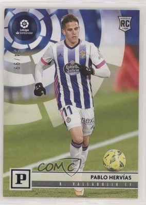 2020-21 Panini Chronicles Panini La Liga Blue 34/99 Pablo Hervias #29 00gy