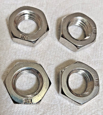 9/16-12  JAM NUT,  course thread,  Stainless Steel,  4 pcs